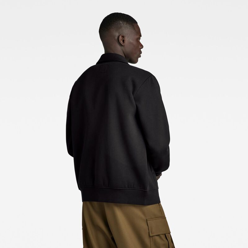 G-Star Polo Collar Zip Thru Sweater image number 1
